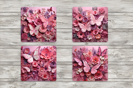 Butterfly Coaster 4-Pack (Collection 2)